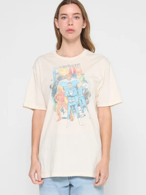 Foto van product T-shirt print Marvel beżowy