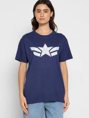 Foto van product T-shirt print Marvel donkerblauw