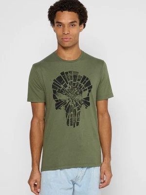 Foto van product T-shirt print Marvel kaki