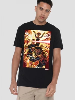 Foto van product T-shirt print Marvel zwart