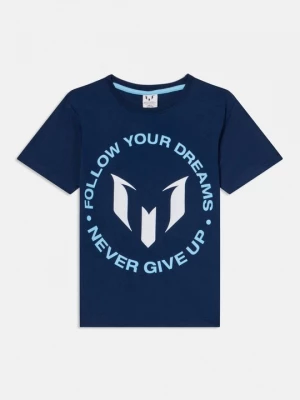 Foto van product T-shirt print Messi donkerblauw