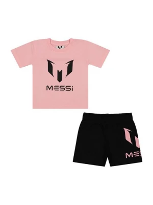 Foto van product T-shirt print Messi donkerroze