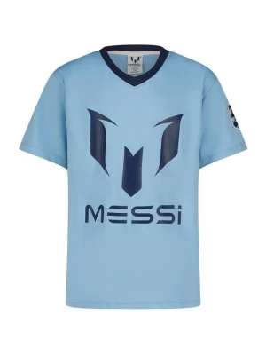 Foto van product T-shirt print Messi lichtblauw