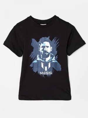 Foto van product T-shirt print Messi zwart