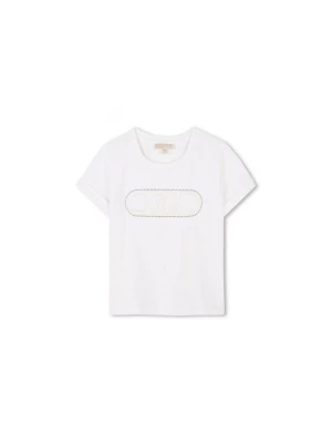 Foto van product T-shirt print Michael Kors crème