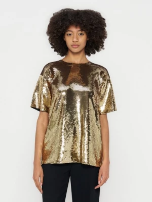 Foto van product T-shirt print Michael Kors goudkleurig