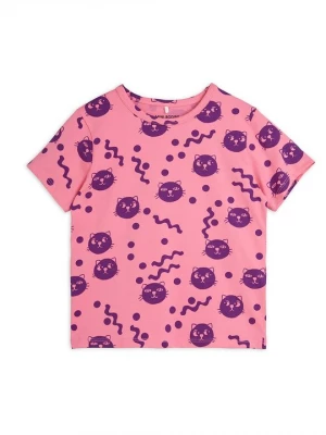 Foto van product T-shirt print Mini Rodini donkerroze