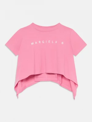 Foto van product T-shirt print MM6 Maison Margiela donkerroze