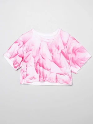 Foto van product T-shirt print MM6 Maison Margiela donkerroze