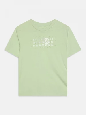 Foto van product T-shirt print MM6 Maison Margiela lichtgroen