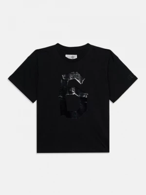 Foto van product T-shirt print MM6 Maison Margiela zwart