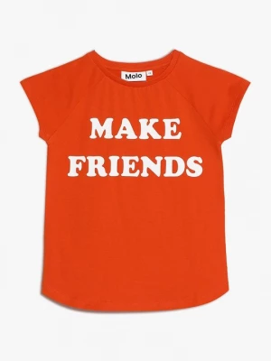 Foto van product T-shirt print Molo oranje