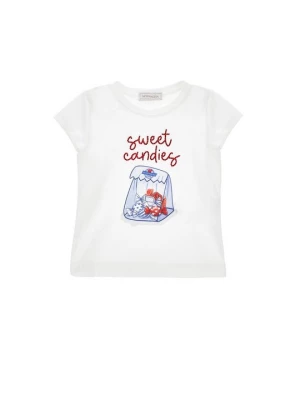 Foto van product T-shirt print Monnalisa wit