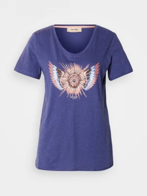 Foto van product T-shirt print MOS MOSH donkerblauw