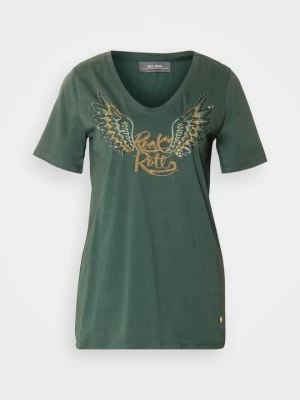 Foto van product T-shirt print MOS MOSH donkergroen