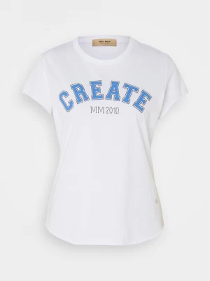 Foto van product T-shirt print MOS MOSH lichtblauw