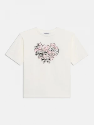 Foto van product T-shirt print MOSCHINO crème