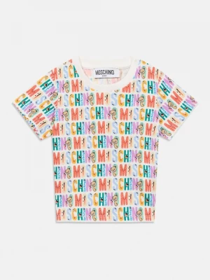 Foto van product T-shirt print MOSCHINO crème