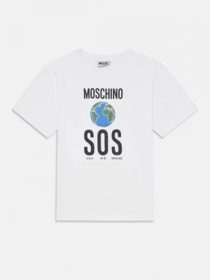 Foto van product T-shirt print MOSCHINO wit