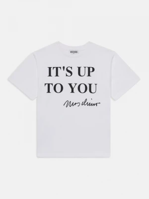 Foto van product T-shirt print MOSCHINO wit