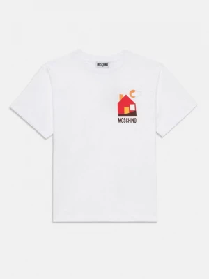 Foto van product T-shirt print MOSCHINO wit