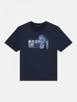 Foto van product T-shirt print N°21 donkerblauw
