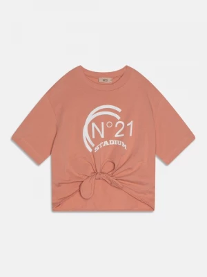 Foto van product T-shirt print N°21 nude