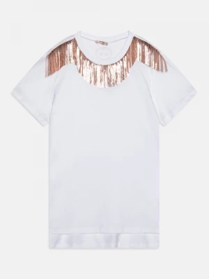 Foto van product T-shirt print N°21 wit