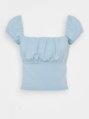 Foto van product T-shirt print NA-KD lichtblauw