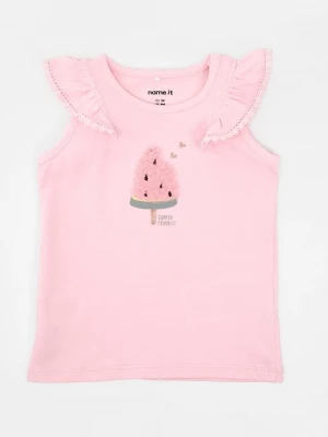 Foto van product T-shirt print NAME IT donkerroze