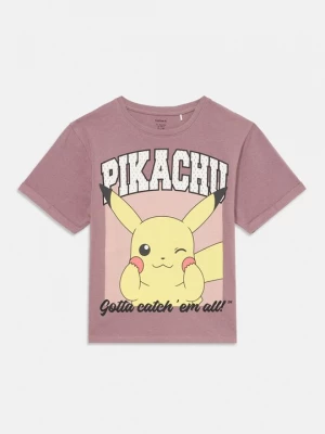 Foto van product T-shirt print NAME IT mauve