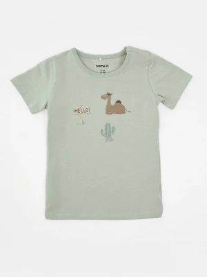 Foto van product T-shirt print NAME IT mintgroen