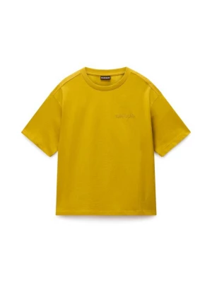 Foto van product T-shirt print Napapijri geel