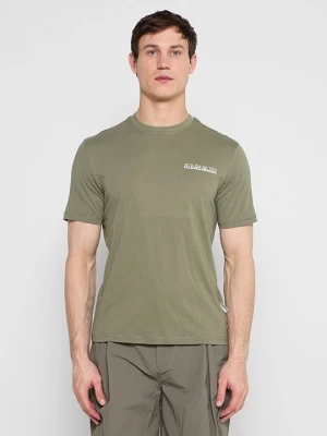 Foto van product T-shirt print Napapijri groen