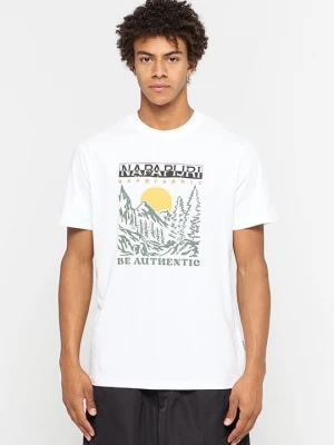 Foto van product T-shirt print Napapijri wit