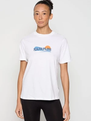 Foto van product T-shirt print Napapijri wit