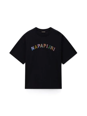 Foto van product T-shirt print Napapijri zwart