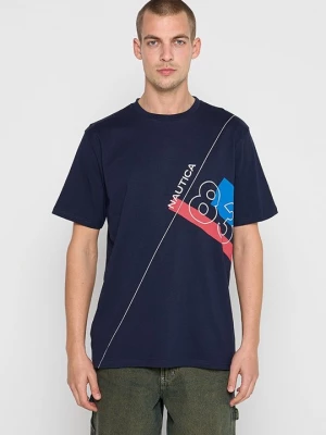 Foto van product T-shirt print Nautica donkerblauw