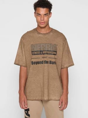 Foto van product T-shirt print NEBBIA lichtbruin