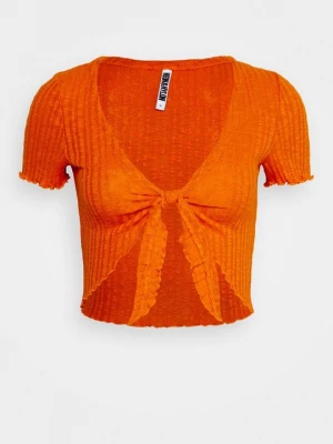 Foto van product T-shirt print Neon & Nylon oranje