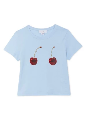 Foto van product T-shirt print Never Fully Dressed blauw