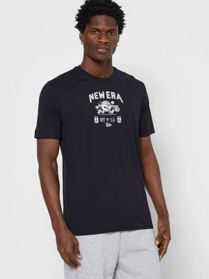 Foto van product T-shirt print New Era donkerblauw