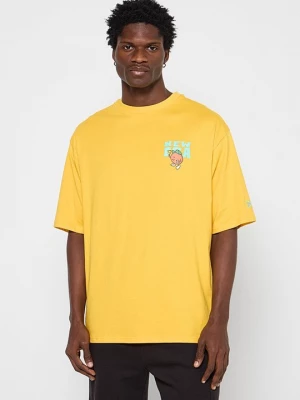 Foto van product T-shirt print New Era geel