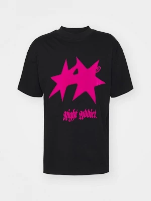 Foto van product T-shirt print Night Addict zwart