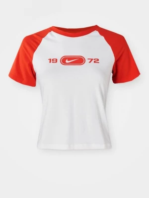 Foto van product T-shirt print Nike crème