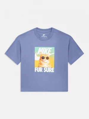 Foto van product T-shirt print Nike donkerblauw