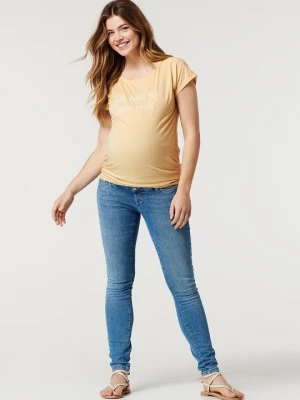 Foto van product T-shirt print Noppies lichtgeel
