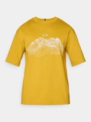 Foto van product T-shirt print Oakley mosterdgeel