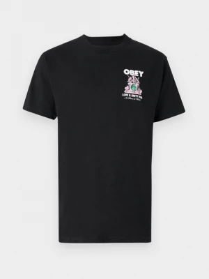 Foto van product T-shirt print Obey Clothing zwart