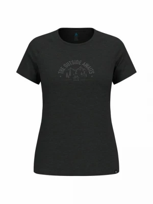 Foto van product T-shirt print Odlo zwart
